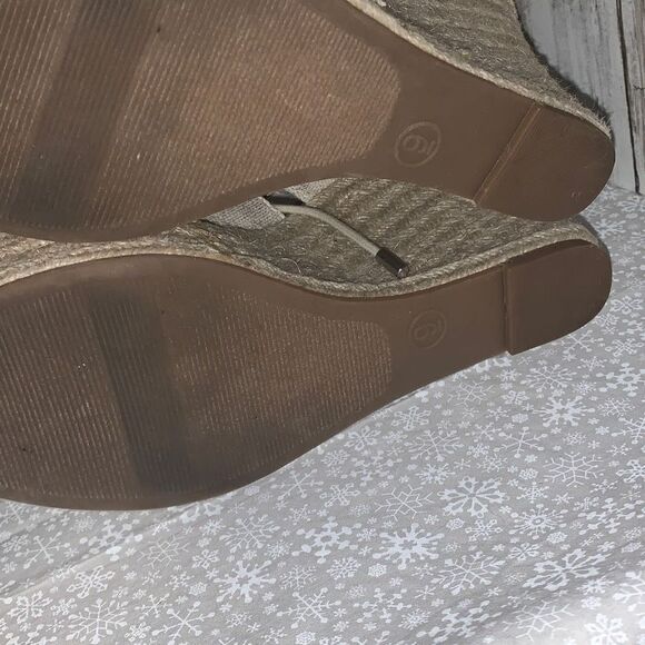 Merona Lace Up Espadrille Wedge Platform Sandals Size 9 - Picture 7 of 11